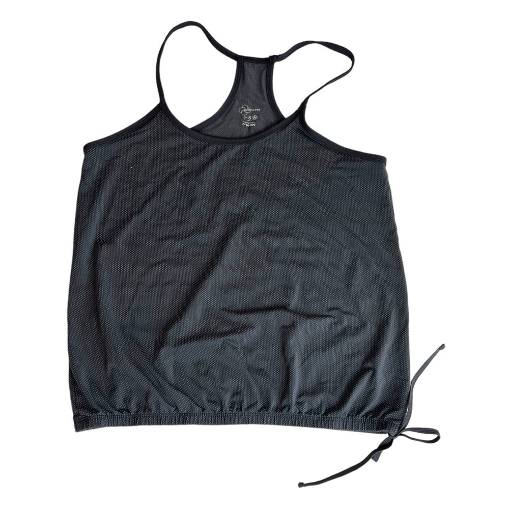Old Navy Active Go For A Run Adjustable Tank Top Size Small in Navy Blue